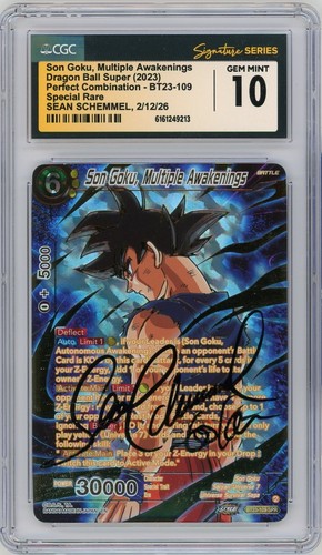 Cgc sean schemmel firmato - sean,