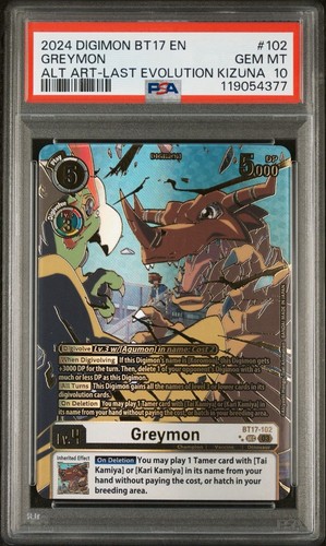Digimon tcg greymon bt17 - digimon,