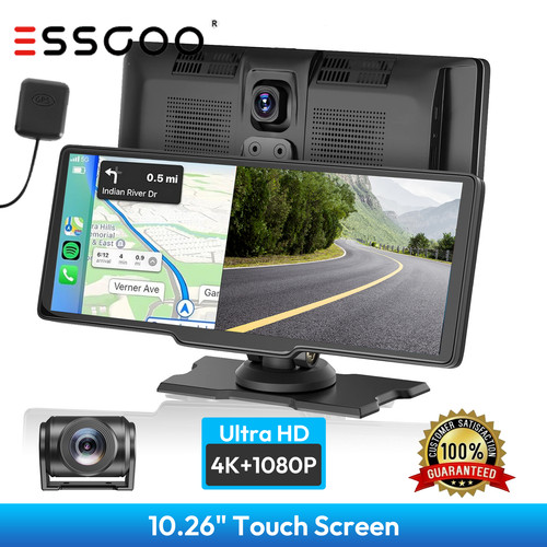 Dashcam essgoo 4k - 4k, con