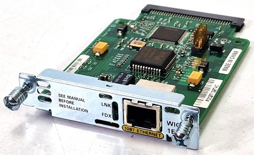 Cisco wic 1enet 10bt - wic-1enet, rj-45