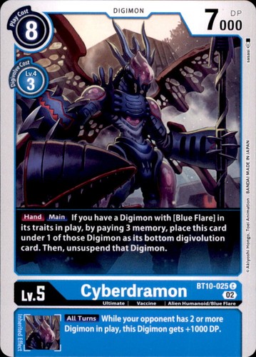 Digimon bt10 025 cyberdramon - bt10-025,
