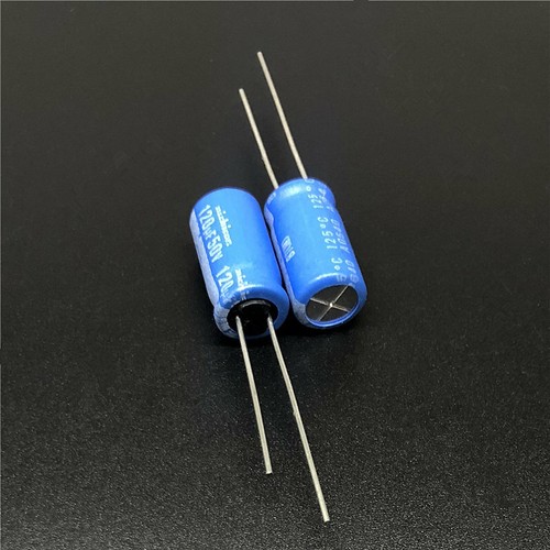 10pz 50pcs 120uf 50v nichicon - 120uf,